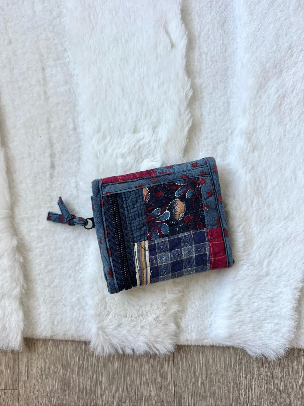 Donna Sharp Quilted Patchwork Cotton Trifold Wallet